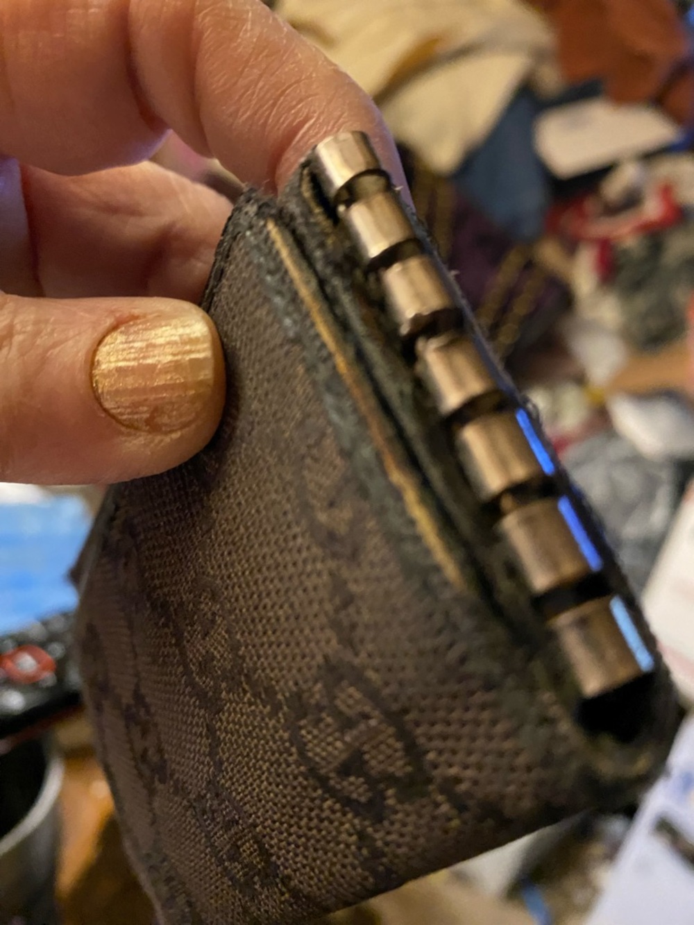 GUCCI VINTAGE MONAGRAM KEY CASE WALLET - Picture 4 of 10
